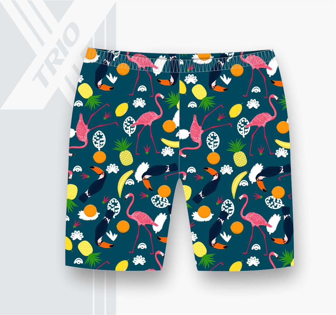 GIRLS ACTIVE SET Flamingo Pineapple