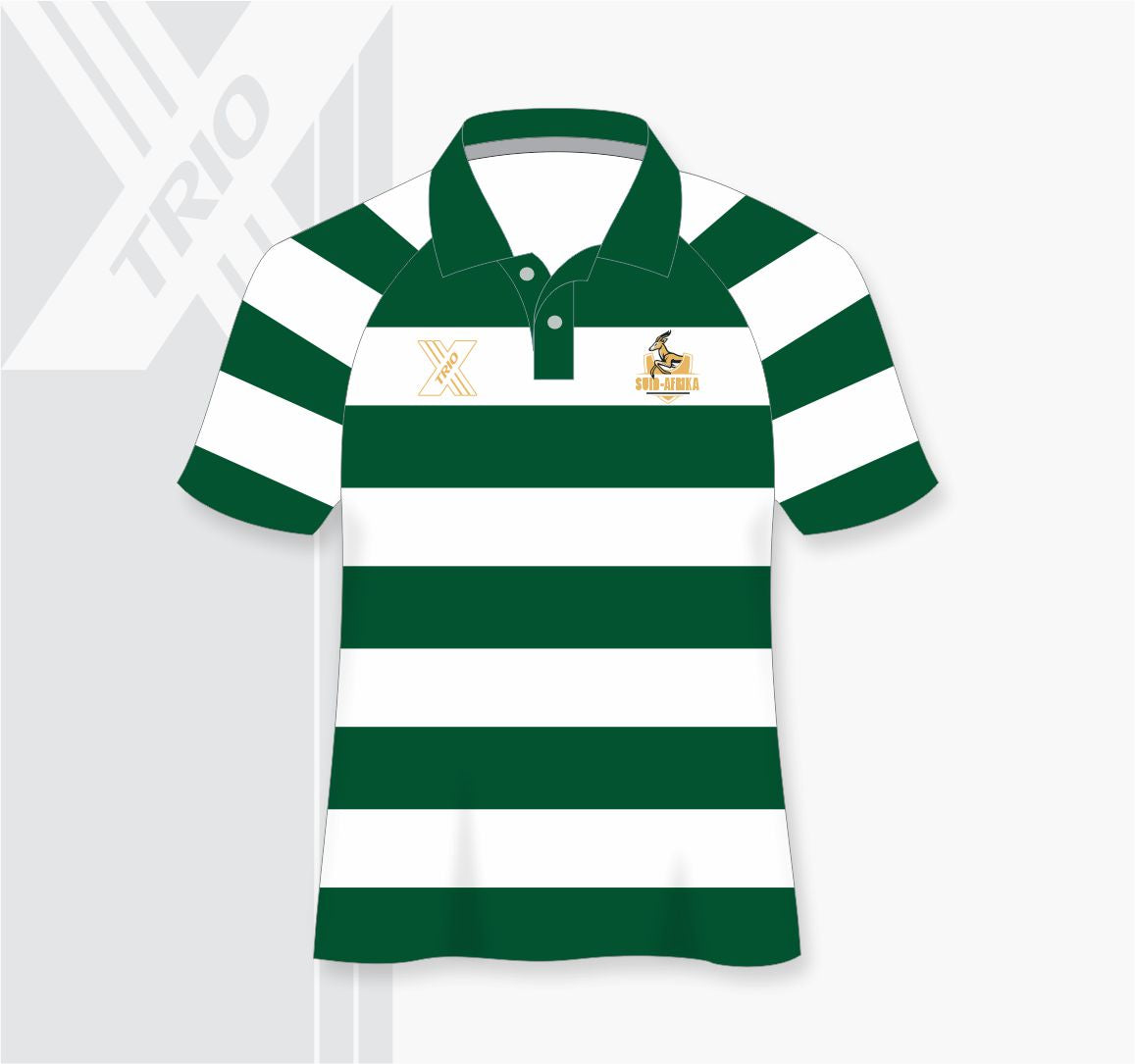 Ladies RUGBY COLLARED SHIRT Striped