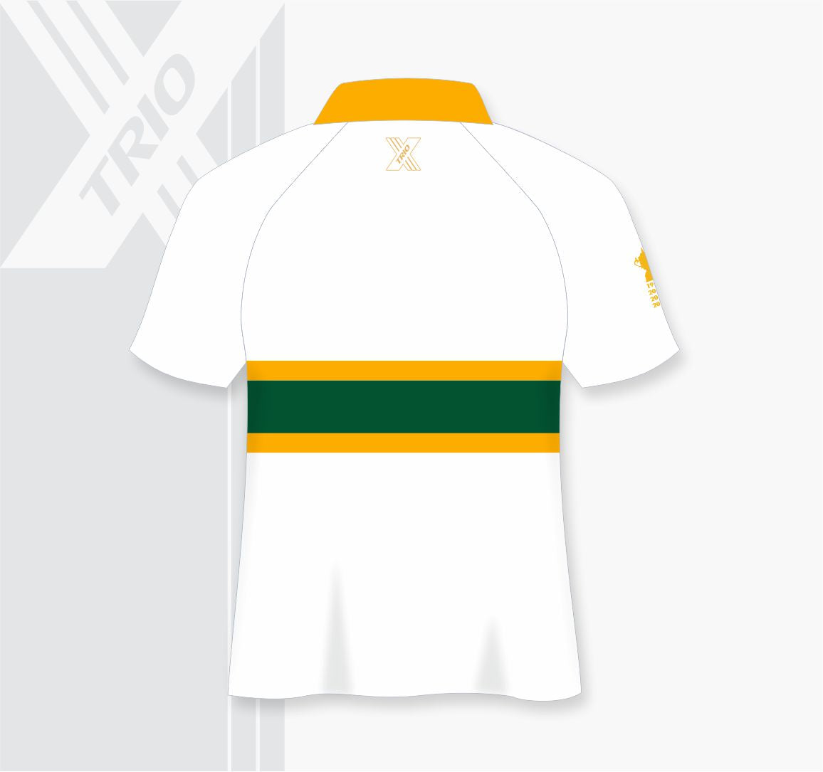 Ladies RUGBY COLLARED SHIRT Suid-Afrika White