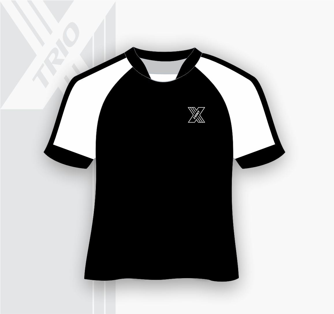 RUGBY JERSEY Black and White