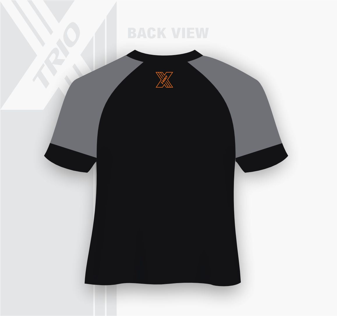 RUGBY JERSEY Orange Hexagon