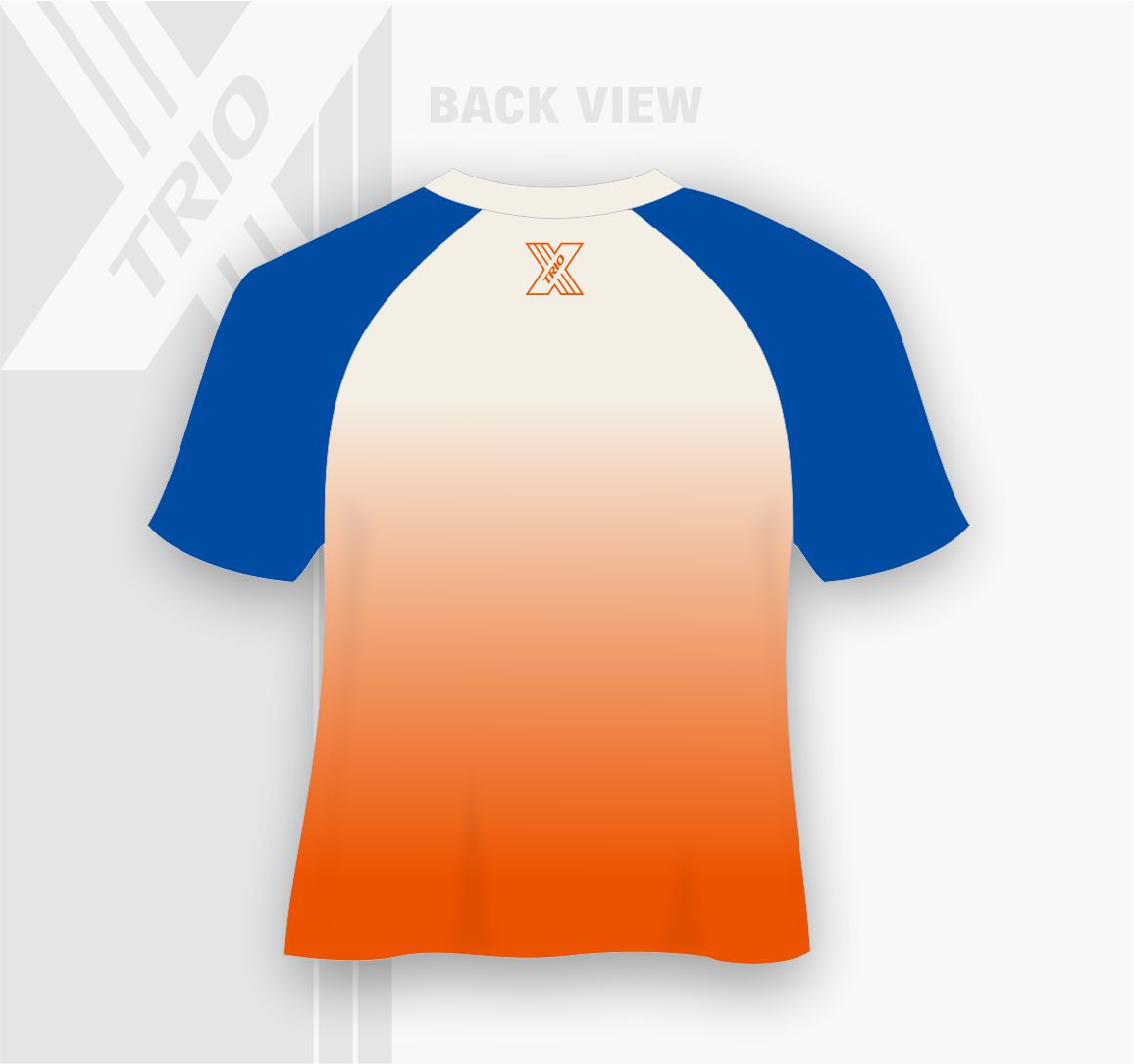 RUGBY JERSEY Oranje Blanje Blou