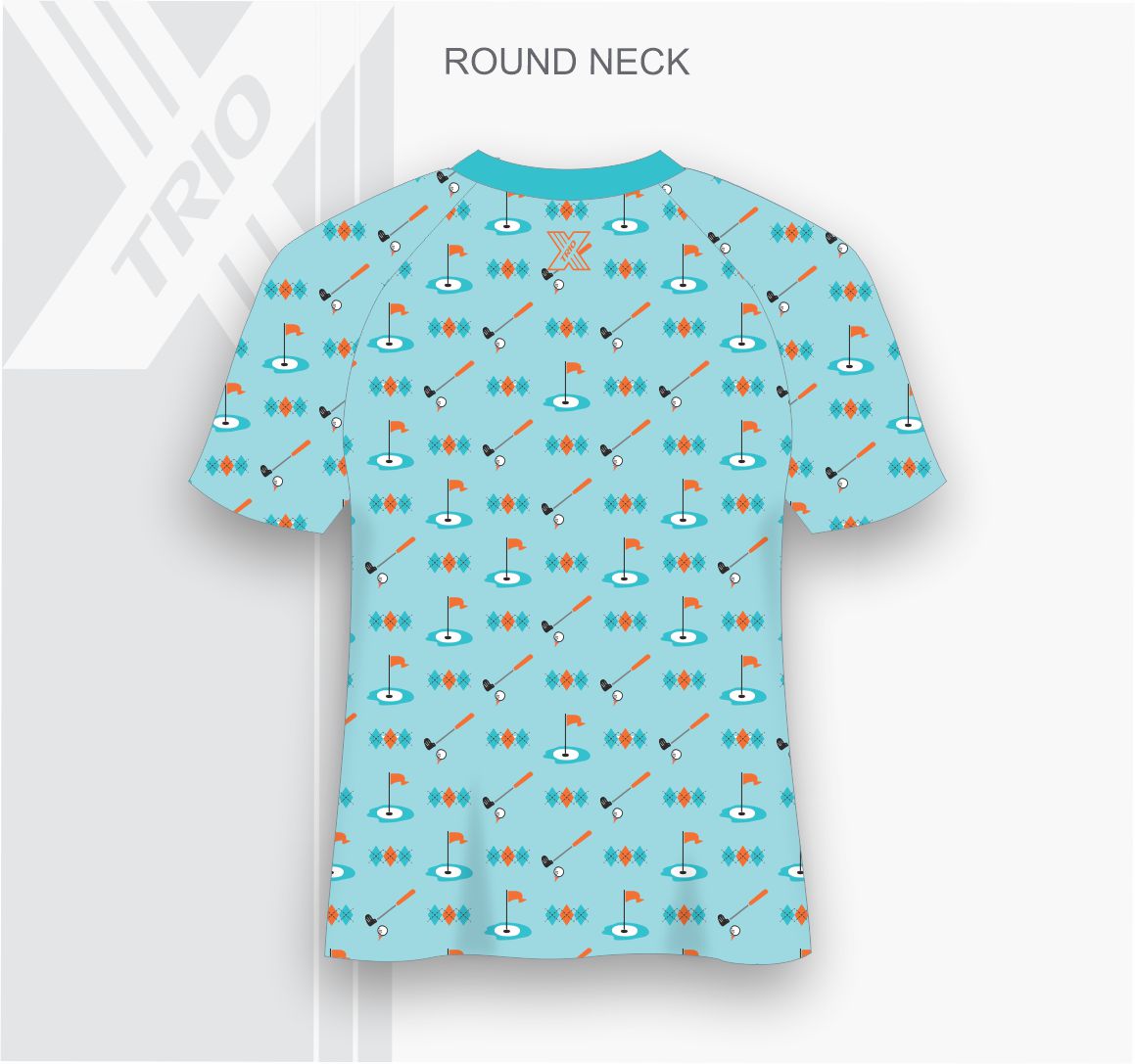 SHIRT Aqua Argyle