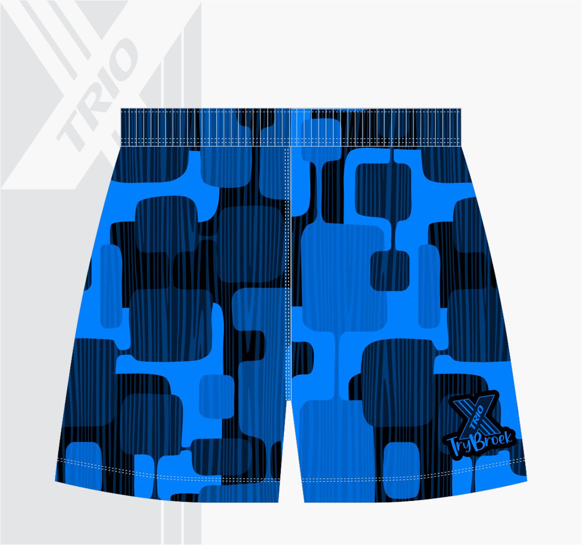 RUGBY TRYBROEK Blue Wobble