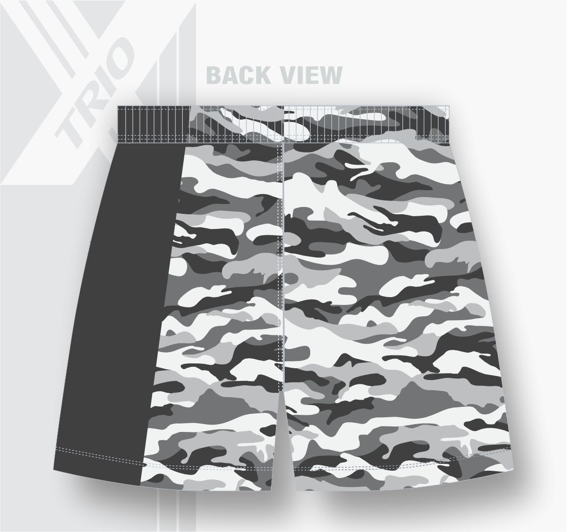 RUGBY TRYBROEK Camo Black