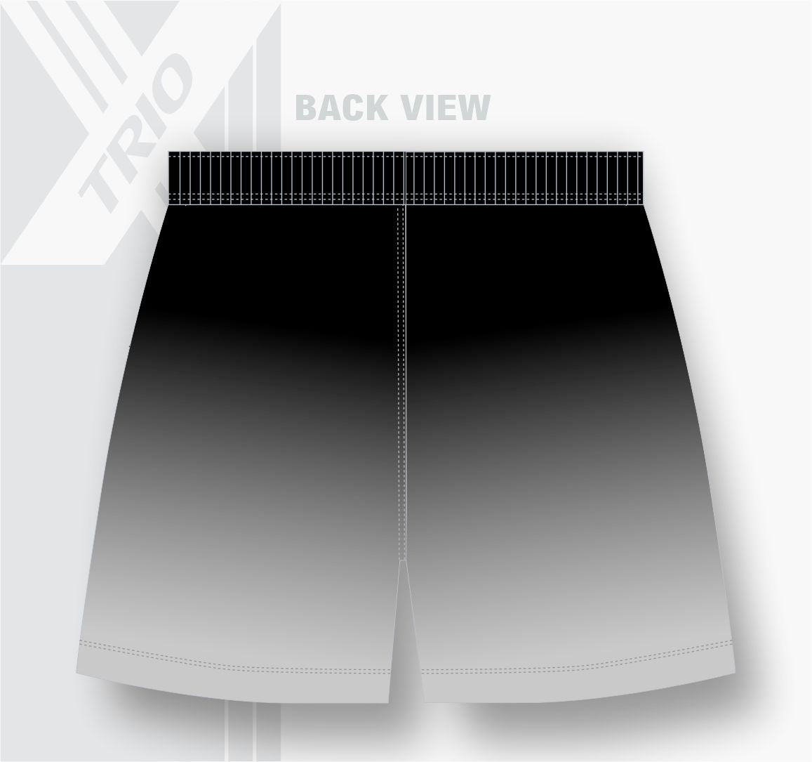 RUGBY TRYBROEK Fade Black To Grey