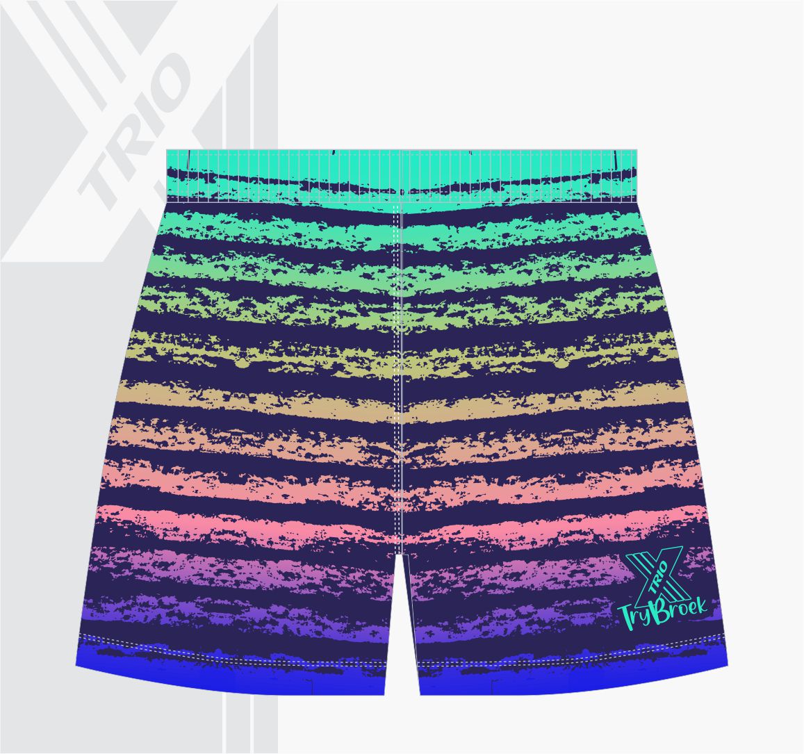 RUGBY TRYBROEK Pastel Stripe