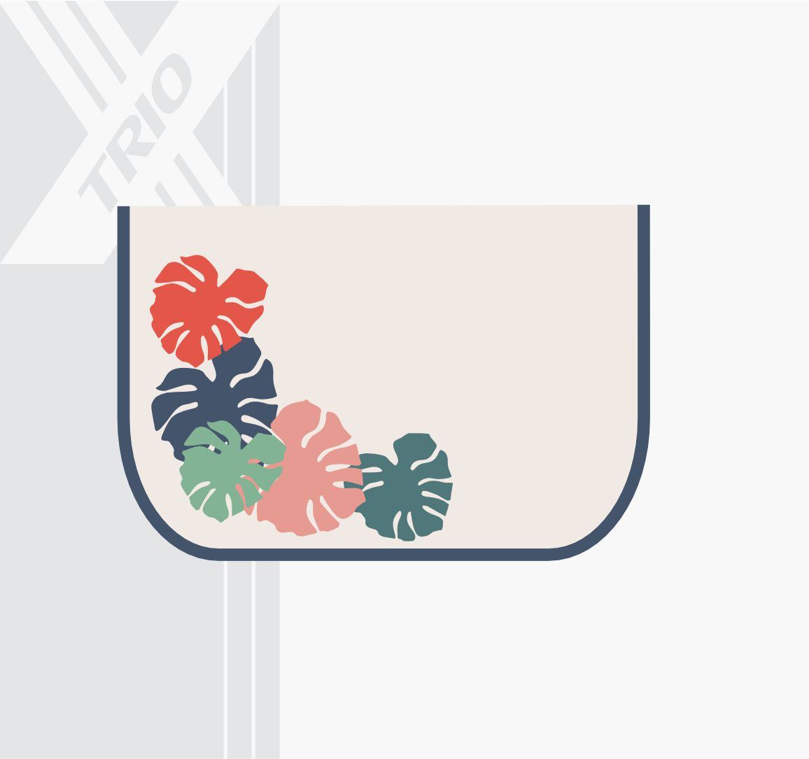 APRON Monstera Coloured