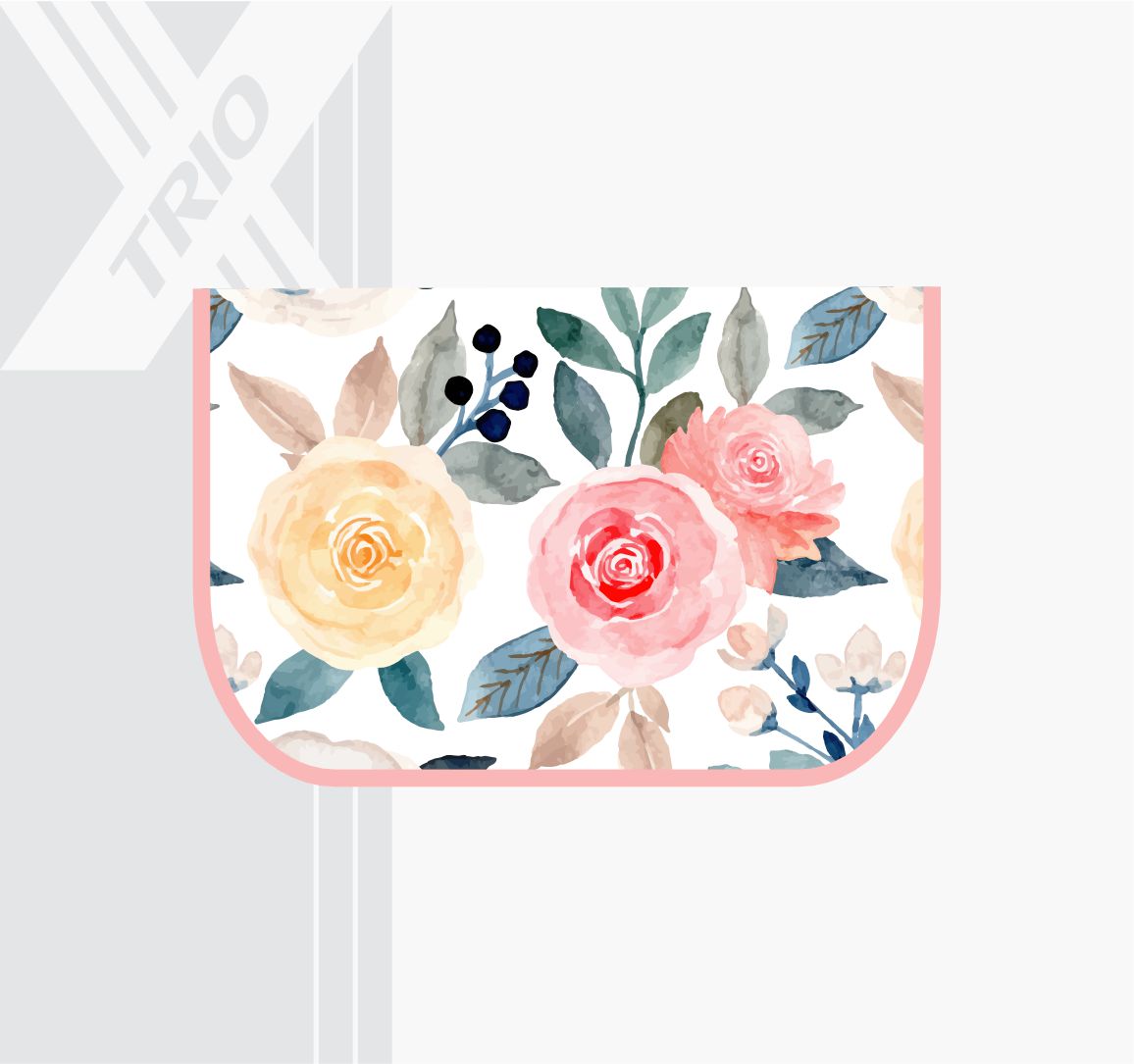 APRON Peonies Watercolour
