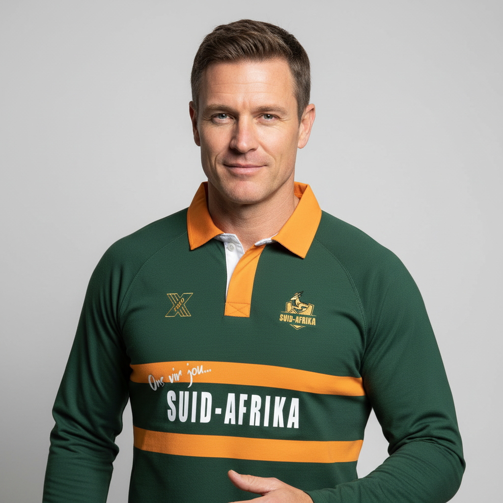 RUGBY COLLARED JERSEY Ons Vir Jou
