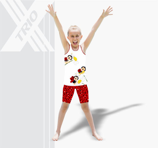 GIRLS ACTIVE SET Ladybug