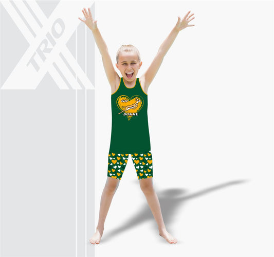 GIRLS ACTIVE SET Springbok Hearts