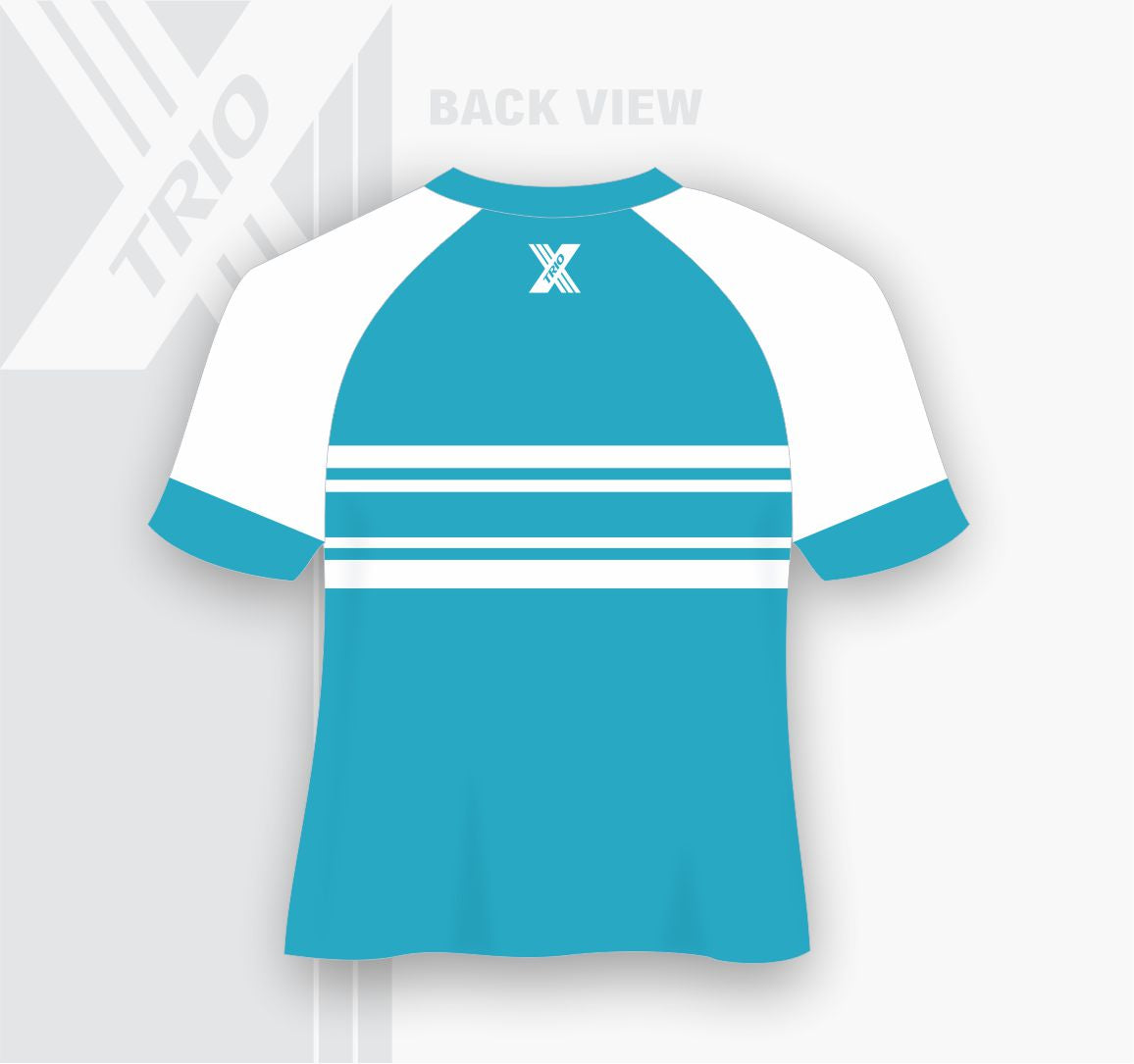 RUGBY JERSEY Striped Waves
