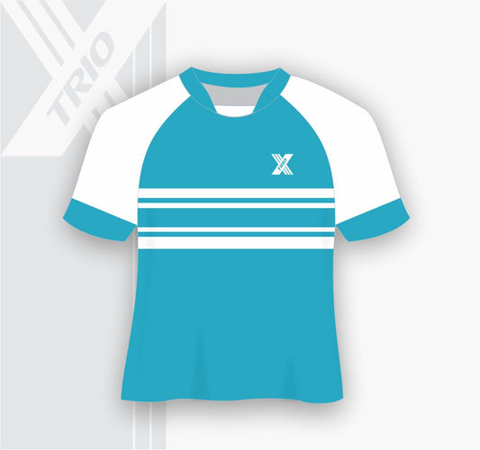 RUGBY JERSEY Striped Waves