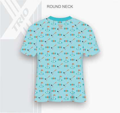 SHIRT Aqua Argyle