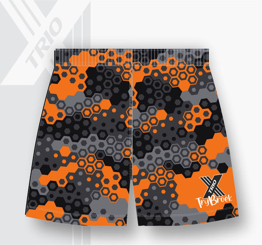 RUGBY TRYBROEK Hexagonal Orange