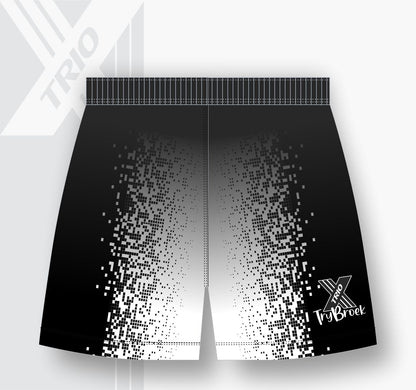 RUGBY TRYBROEK Pixelate Black and White