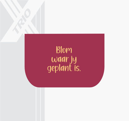 APRON Flower Bouquet Maroon
