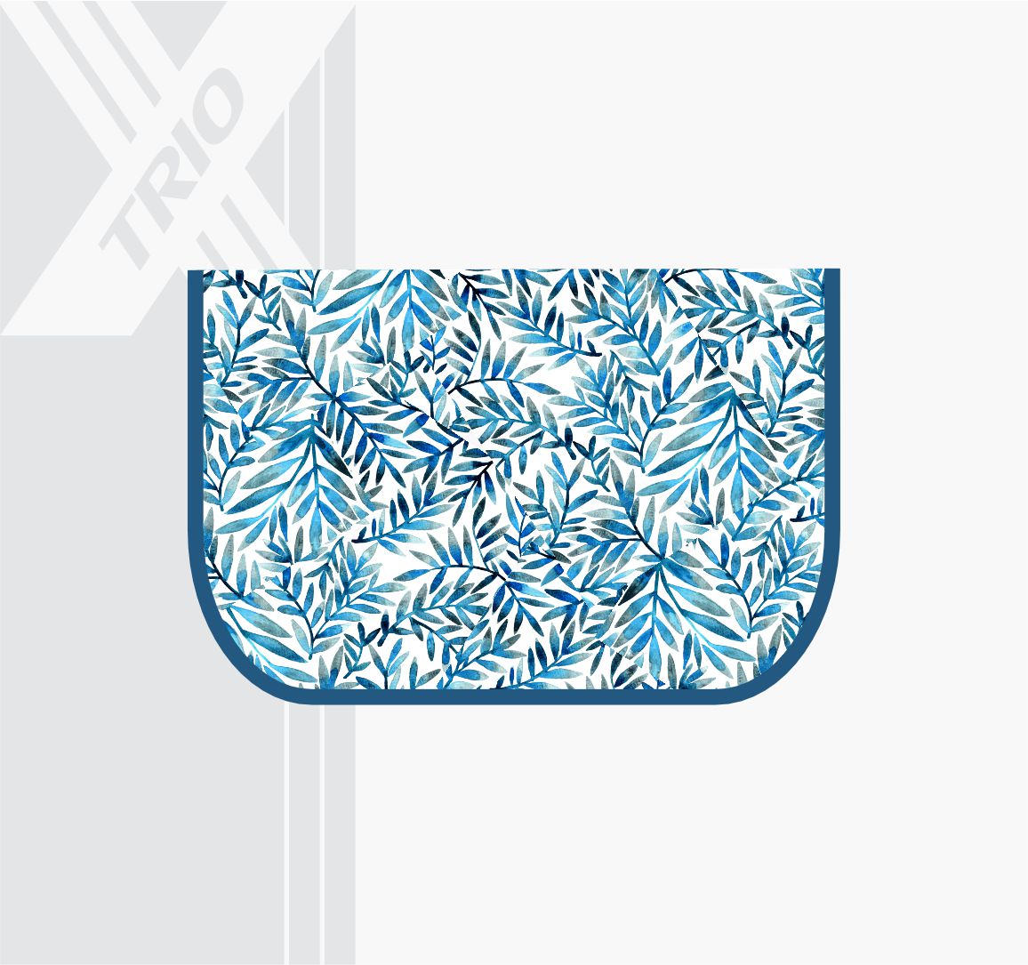 APRON Leaves Blue