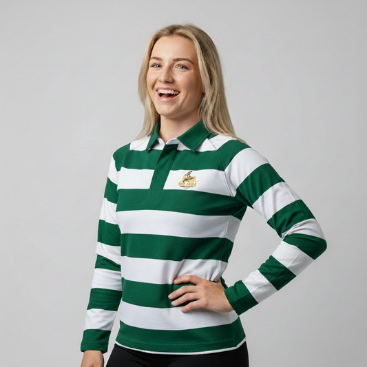 Ladies RUGBY COLLARED SHIRT Striped