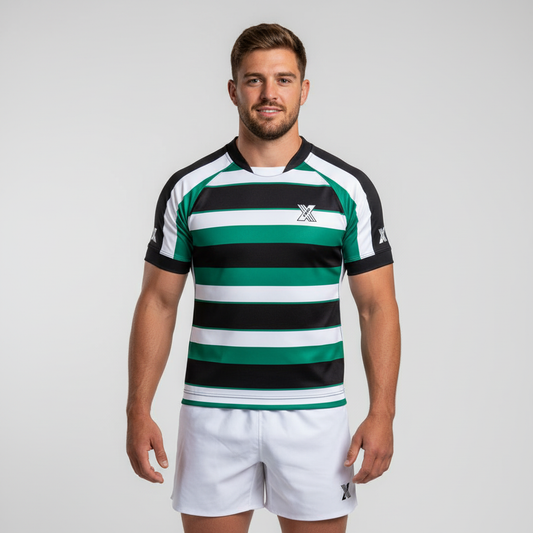 RUGBY JERSEY Green Zebra