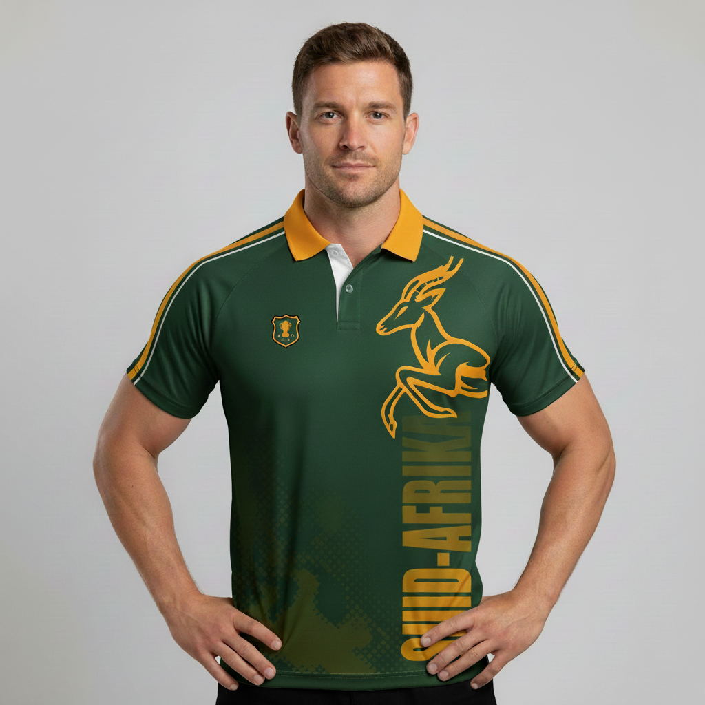 RUGBY COLLARED JERSEY SA Supporter 3