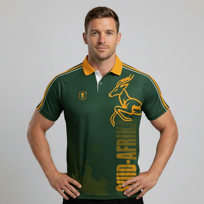 RUGBY COLLARED JERSEY SA Supporter 3