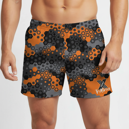 RUGBY TRYBROEK Hexagonal Orange