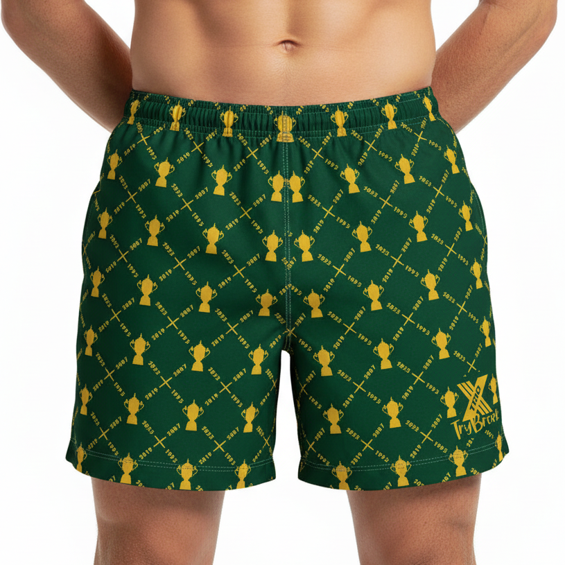 RUGBY TRYBROEK Springbok Datums Groen